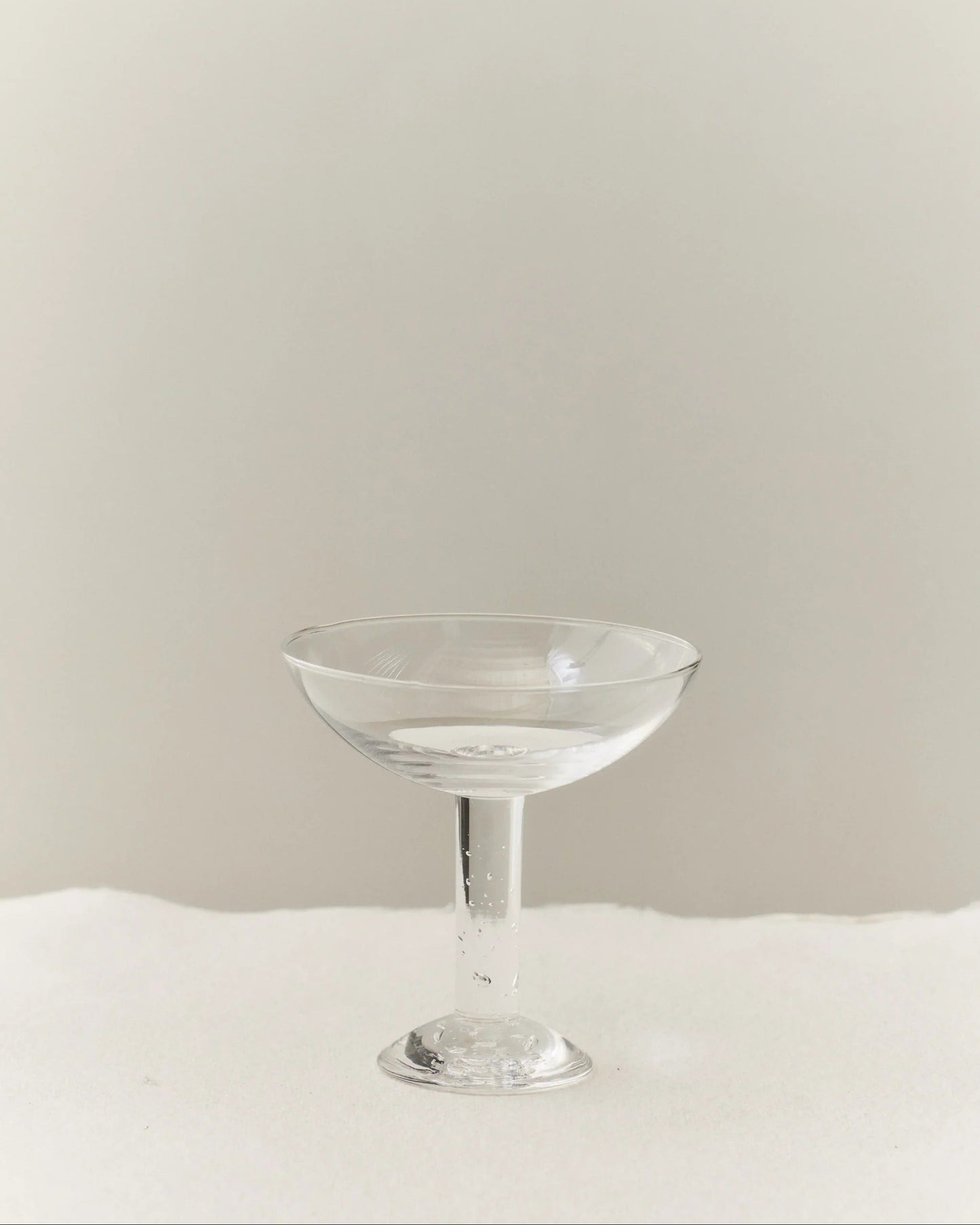 BUBBLE CHAMPAGNE COUPE, SMOOTH TOP
