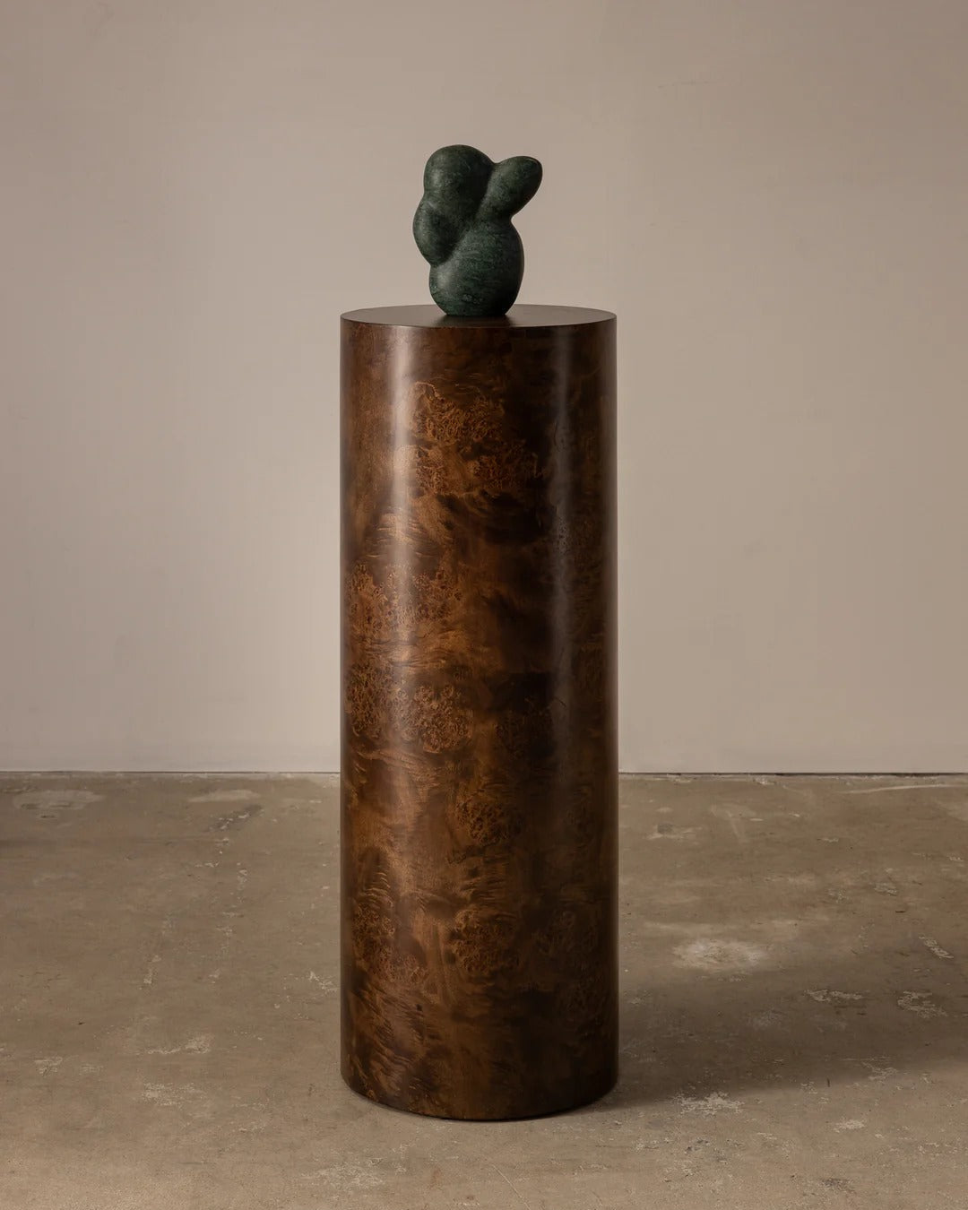 BURL WOOD SIDE TABLE