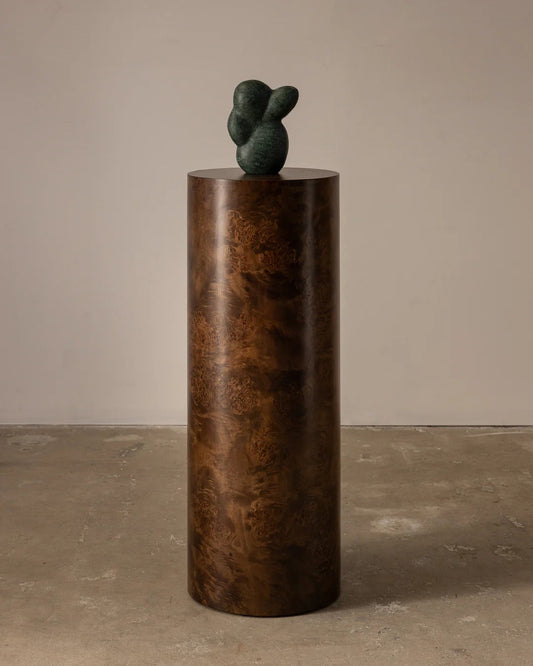 BURL WOOD SIDE TABLE