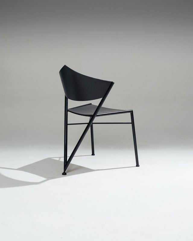 PAIRE DE CHAISES 'D-TEC' POSTMODERNES, VICTORY, 1980s