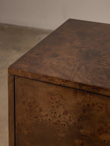 TABLE D'APPOINT EN LOUPE DE BOIS