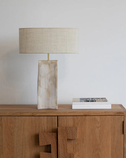 LAMPE RECTANGULAIRE EN CÉRAMIQUE