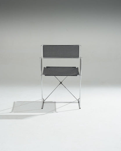 PAIRE DE CHAISES 'X-LINE', NIELS JORGEN HAUGESEN, 1970s