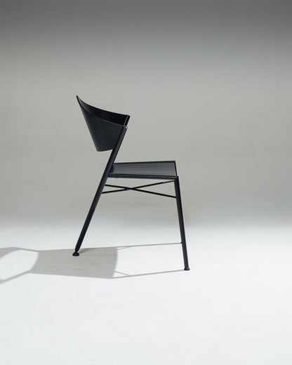 PAIRE DE CHAISES 'D-TEC' POSTMODERNES, VICTORY, 1980s