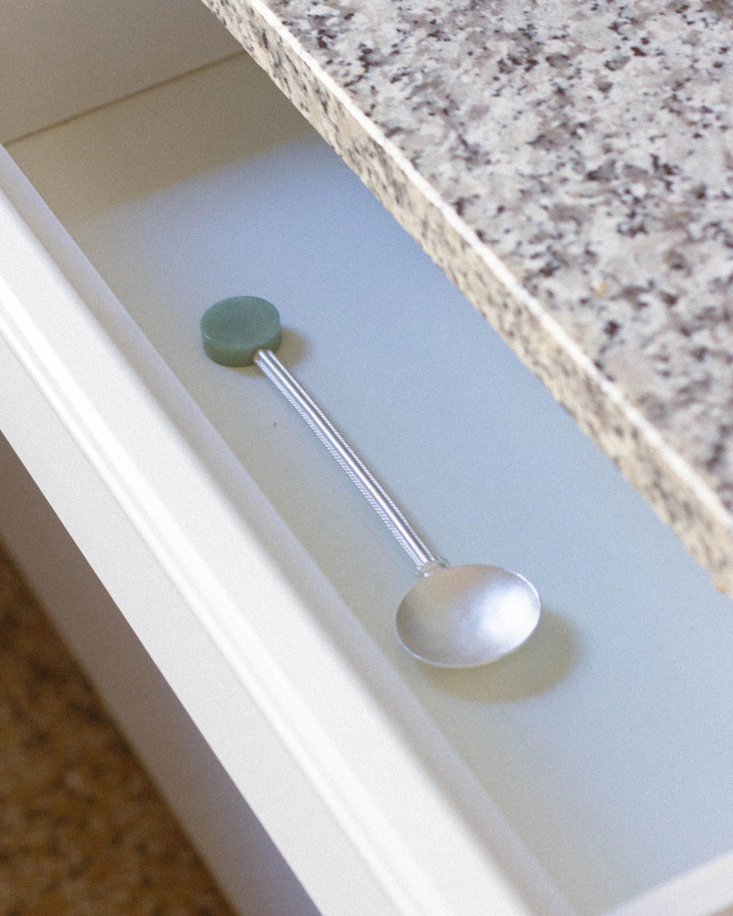 CUILLÈRE À SOUPE EN QUARTZ VERT