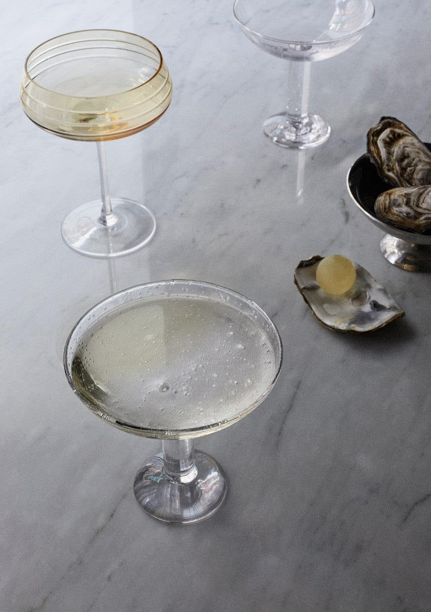 BUBBLE CHAMPAGNE COUPE, SMOOTH TOP