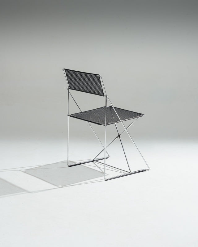 PAIRE DE CHAISES 'X-LINE', NIELS JORGEN HAUGESEN, 1970s