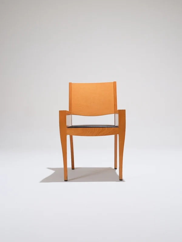 PAIR OF POSTMODERN CHAIR ARMCHAIRS, XO EDITION, MATTHEW HILTON, 1980s