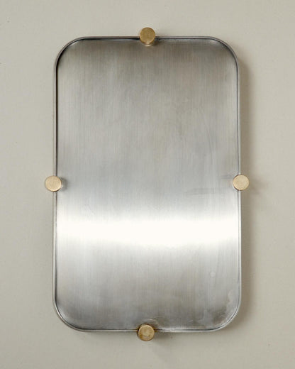 PLATEAU DE LA COLLECTION "ÉPURE" EN LAITON