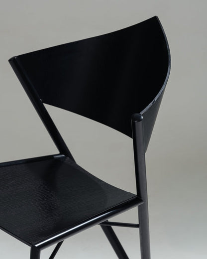 PAIRE DE CHAISES 'D-TEC' POSTMODERNES, VICTORY, 1980s