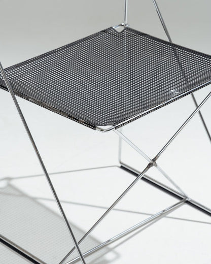 PAIRE DE CHAISES 'X-LINE', NIELS JORGEN HAUGESEN, 1970s