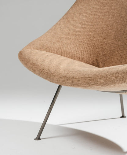 PAIR OF 'OYSTER 156' & '157' ARMCHAIRS, PIERRE PAULIN, ARTIFORT, 1950S