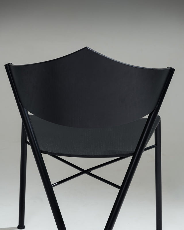 PAIRE DE CHAISES 'D-TEC' POSTMODERNES, VICTORY, 1980s