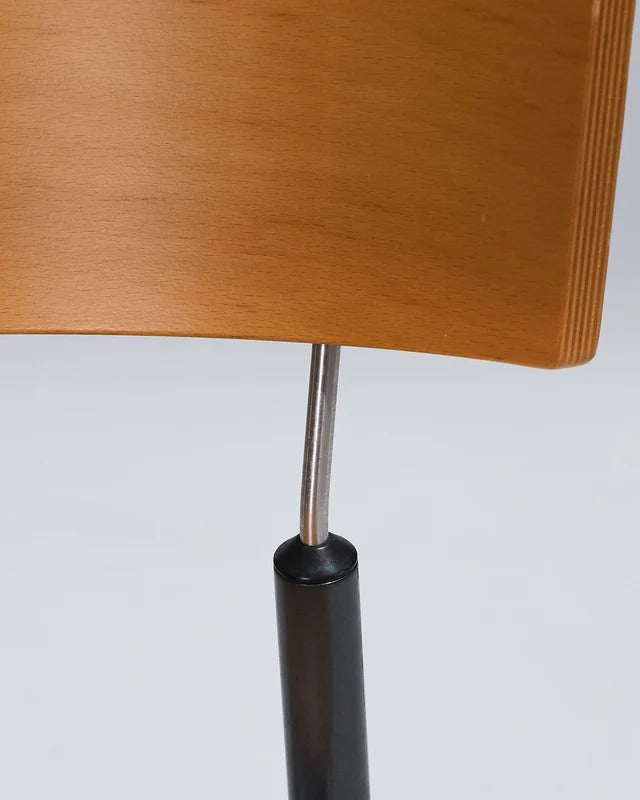 PAIRE DE CHAISES EN BOIS, KUSCH+CO, 1980s