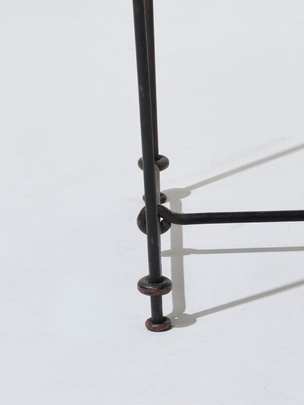 SET OF 2 METAL AND BRONZE CHAIRS, DAVID MARSHALL, 1970s