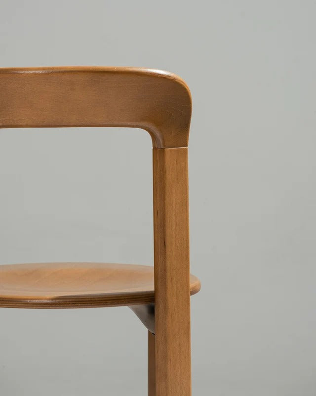 SET DE 4 CHAISES EN HÊTRE MASSIF, BRUNO REY, DIETIKER, 1980s