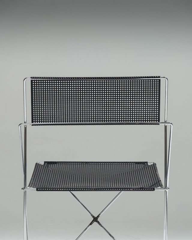PAIRE DE CHAISES 'X-LINE', NIELS JORGEN HAUGESEN, 1970s