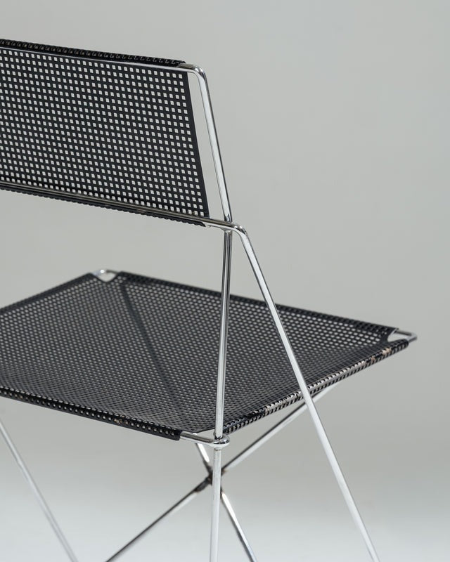 PAIRE DE CHAISES 'X-LINE', NIELS JORGEN HAUGESEN, 1970s