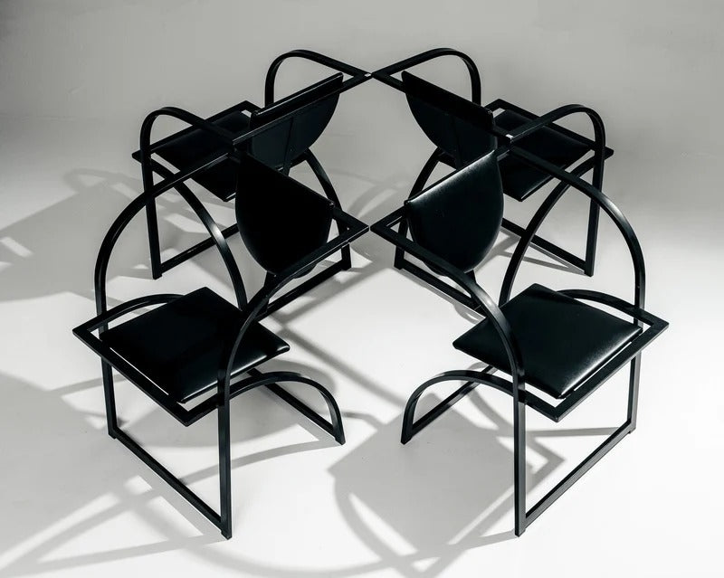 PAIRE DE CHAISES 'COSINUS', KARL FRIEDRICH FÖRSTER, KFF, 1980s