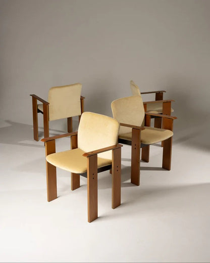 TABLE À MANGER EN BOIS, 1970s