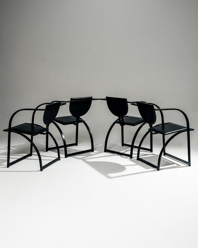 SET DE 6 CHAISES 'COSINUS', KARL FRIEDRICH FÖRSTER, KFF, 1980s