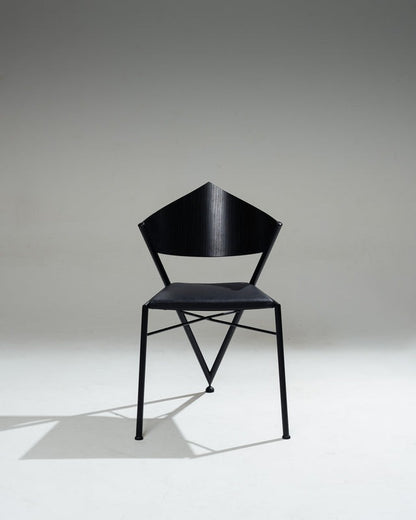 PAIRE DE CHAISES 'D-TEC' POSTMODERNES, VICTORY, 1980s