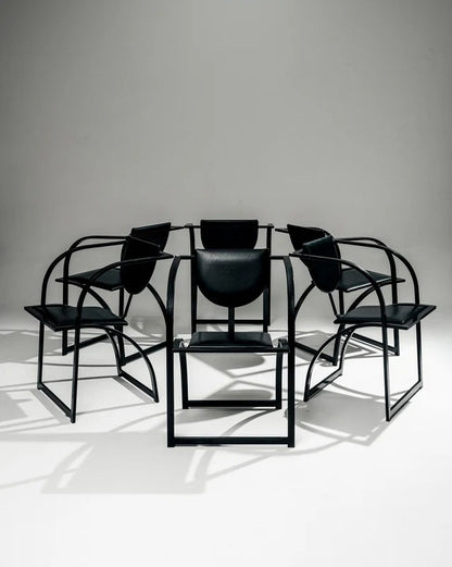 SET DE 6 CHAISES 'COSINUS', KARL FRIEDRICH FÖRSTER, KFF, 1980s
