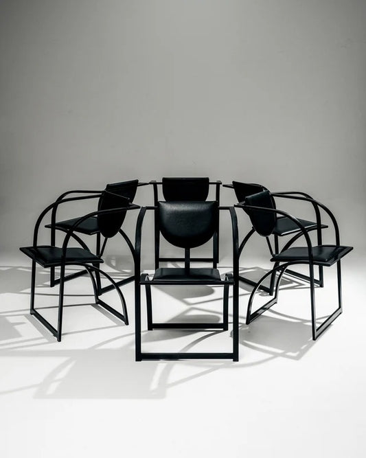 SET DE 6 CHAISES 'COSINUS', KARL FRIEDRICH FÖRSTER, KFF, 1980s