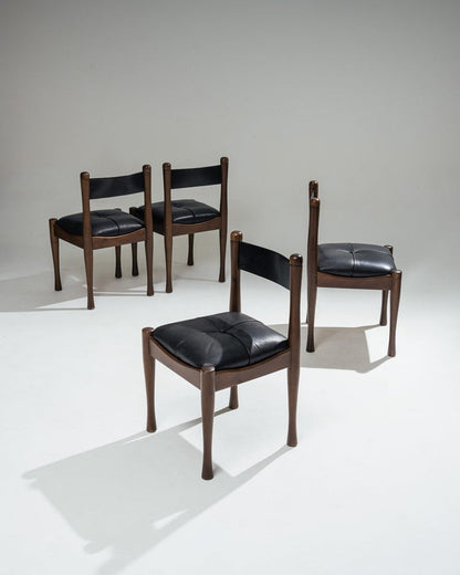 PAIRE DE CHAISES '620', SILVIO COPPOLA, BERNINI, 1960s