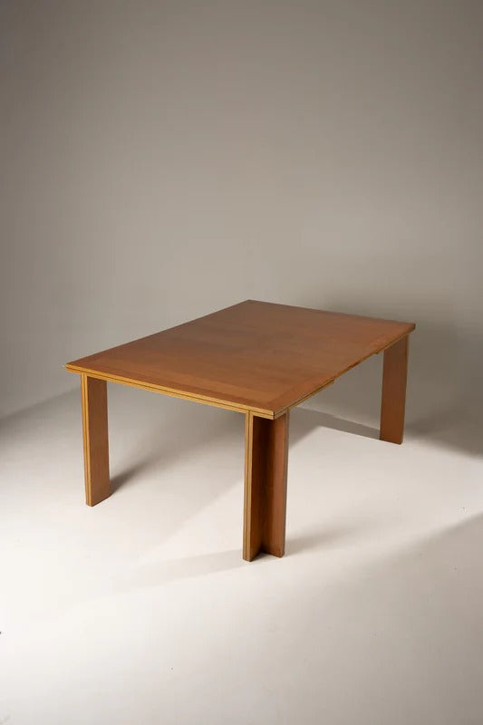 TABLE À MANGER EN BOIS, 1970s