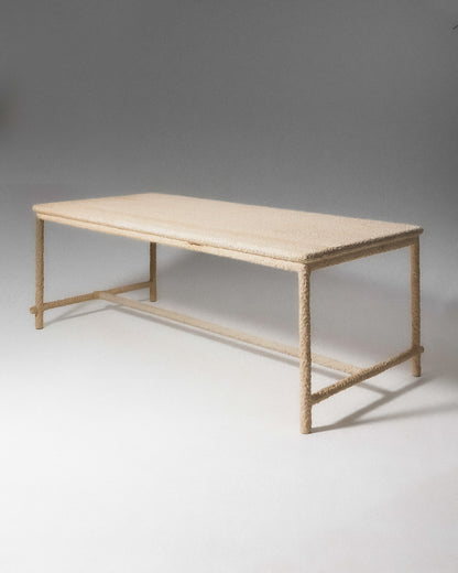 TABLE ONDES EN BOIS D'ÉRABLE MASSIF