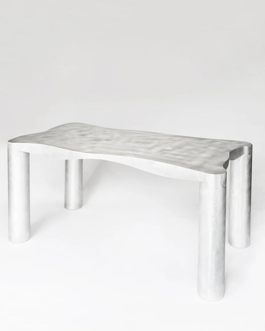 TABLE À MANGER EN ALUMINIUM