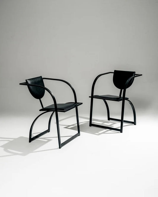 PAIRE DE CHAISES 'COSINUS', KARL FRIEDRICH FÖRSTER, KFF, 1980s