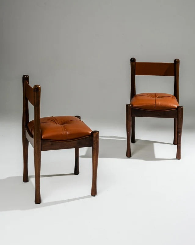 SET OF 4 '620' CHAIRS, SILVIO COPPOLA, BERNINI, 1960s