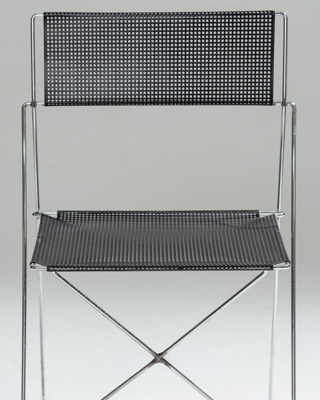 PAIRE DE CHAISES 'X-LINE', NIELS JORGEN HAUGESEN, 1970s