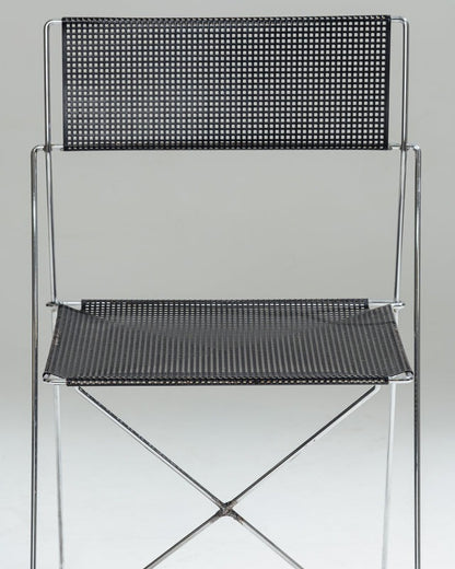 PAIRE DE CHAISES 'X-LINE', NIELS JORGEN HAUGESEN, 1970s