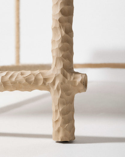 TABLE ONDES EN BOIS D'ÉRABLE MASSIF