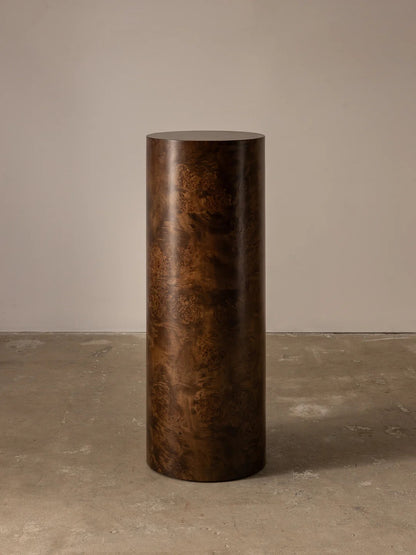BURL WOOD SIDE TABLE