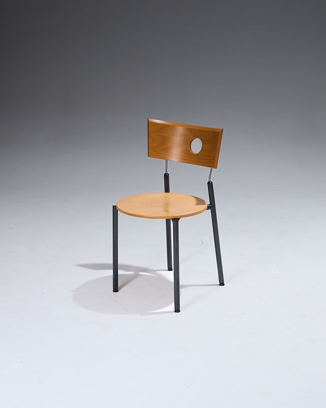 SET DE 4 CHAISES EN BOIS, KUSCH+CO, 1980s