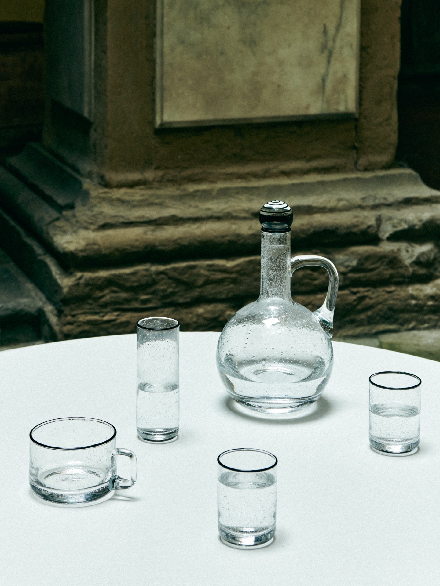 SR DRINKING LOW GLASS