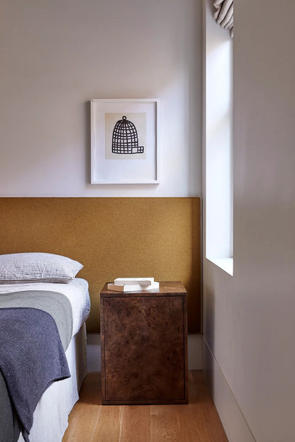 TABLE D'APPOINT EN LOUPE DE BOIS