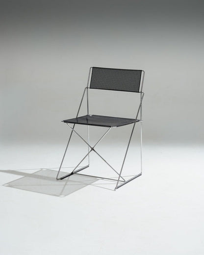 PAIRE DE CHAISES 'X-LINE', NIELS JORGEN HAUGESEN, 1970s