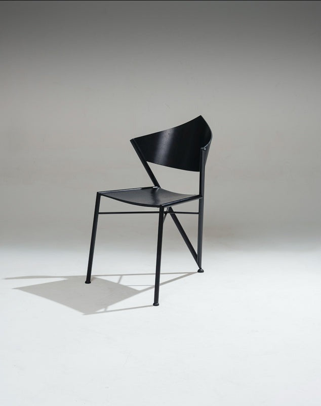 PAIRE DE CHAISES 'D-TEC' POSTMODERNES, VICTORY, 1980s