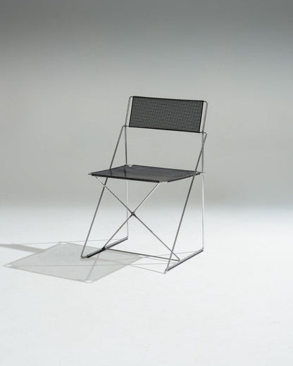 PAIRE DE CHAISES 'X-LINE', NIELS JORGEN HAUGESEN, 1970s