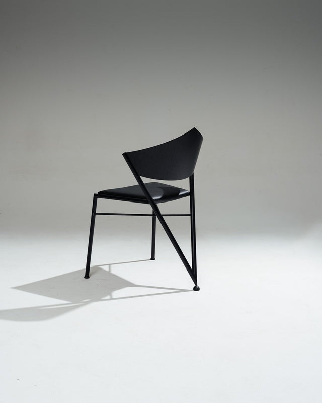 PAIRE DE CHAISES 'D-TEC' POSTMODERNES, VICTORY, 1980s