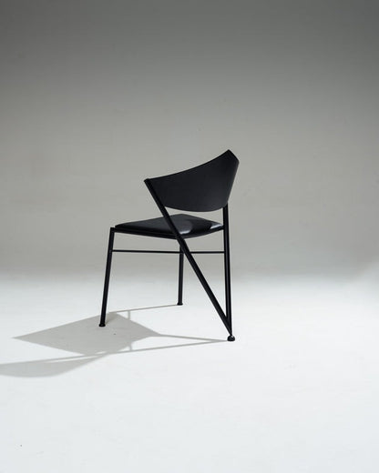 PAIRE DE CHAISES 'D-TEC' POSTMODERNES, VICTORY, 1980s