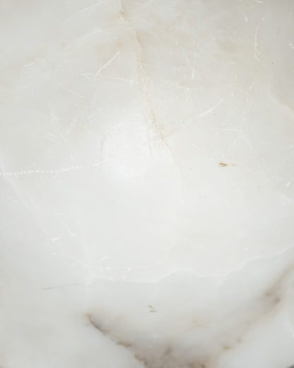 ALABASTER SUSPENSION LIGHT, 1940s