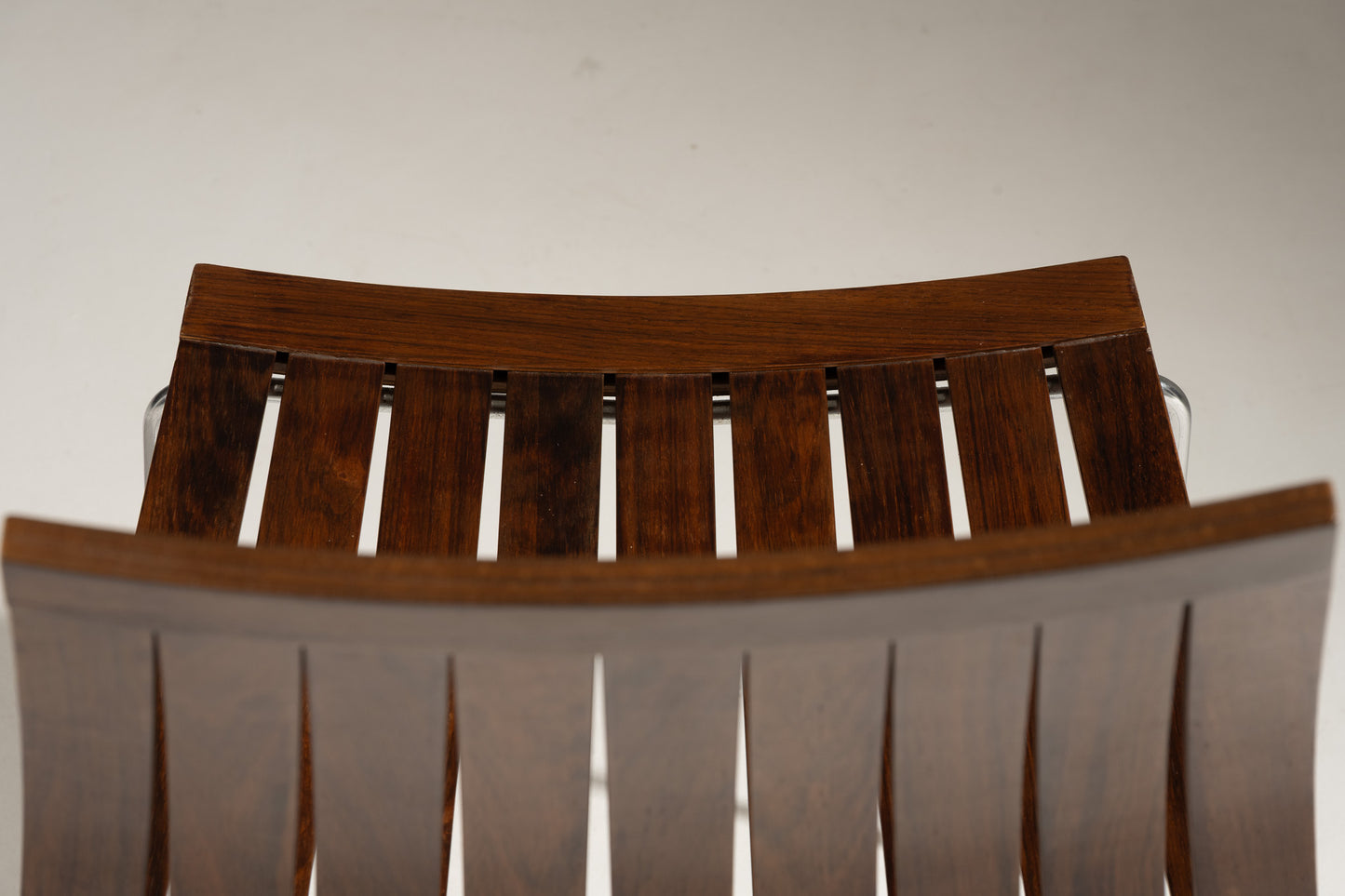 SCANDIA WOOD AND STEEL CHAIR, HANS BRATTRUD, 1960S