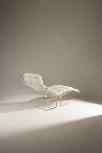 PLEXIGLASS LOUNGE CHAIR, 1970s