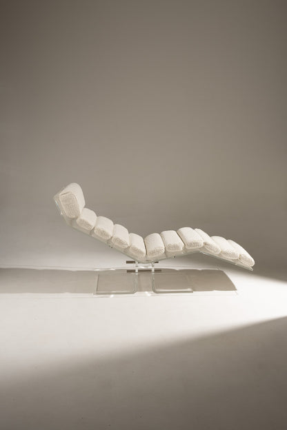 PLEXIGLASS LOUNGE CHAIR, 1970s